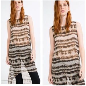 Zara the “long shirt” sheer dress/tunic